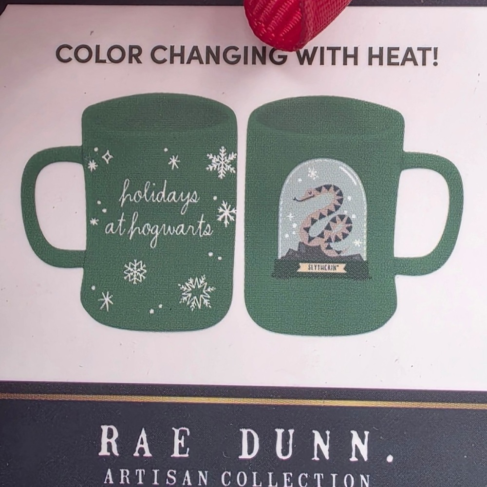 Rae Dunn Green Color-Changing Holiday Mug